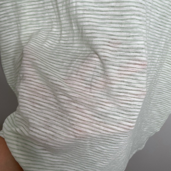 Club Monaco burnout tee striped green - Picture 4 of 5